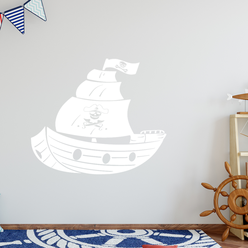 Samolepka Pirátská loď