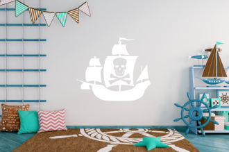 Samolepka Pirátská loď 2