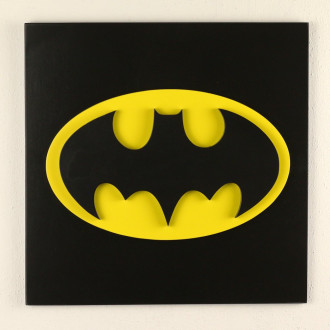 3D Dřevěná dekorace symbol Batmana