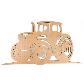 Dřevěná  dekorace Traktor