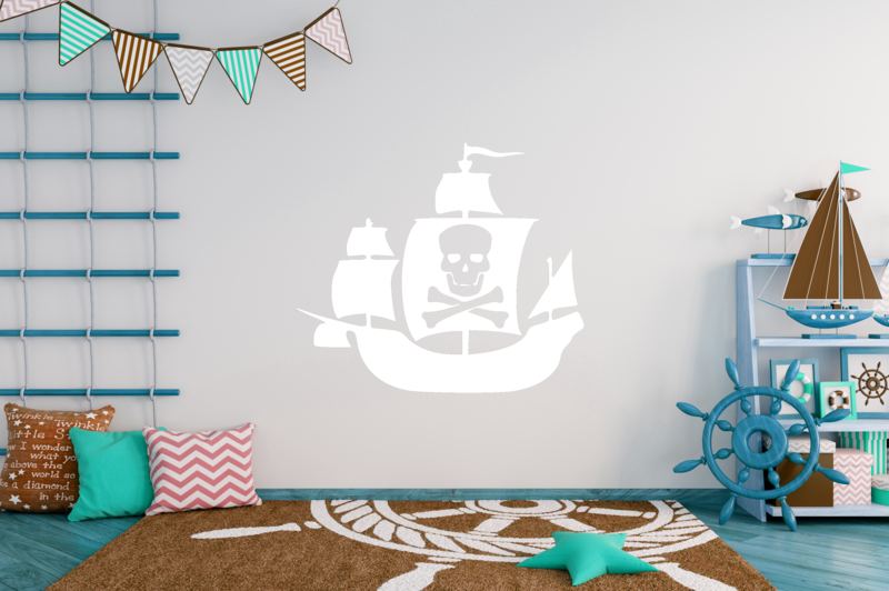 Samolepka Pirátská loď 2