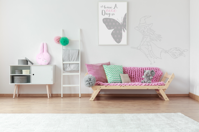 Samolepka Čarodějnice na koštěti