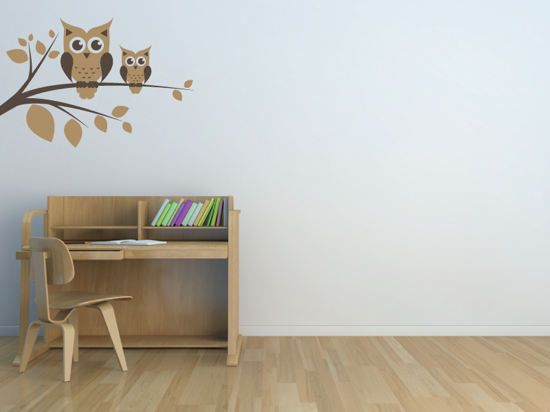 Samolepky na zeď Sovičky