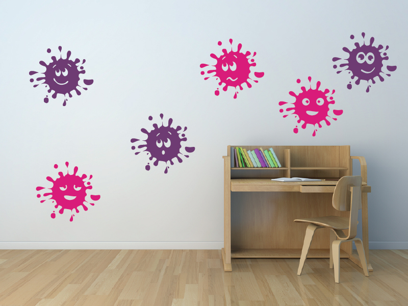 Samolepka na zeď Veselé kaňky