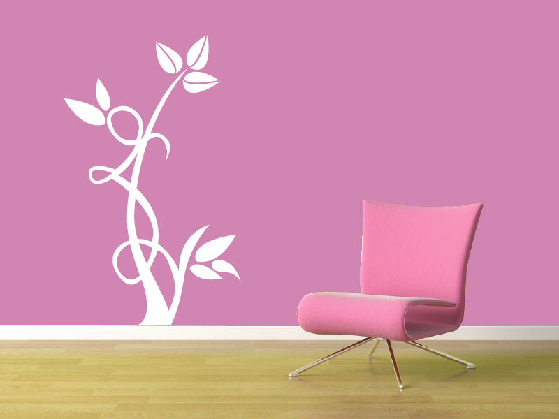 Samolepka na zeď Květinový motiv V