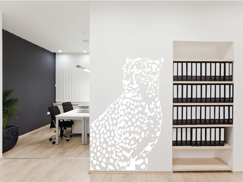 Samolepka na zeď Gepard 2