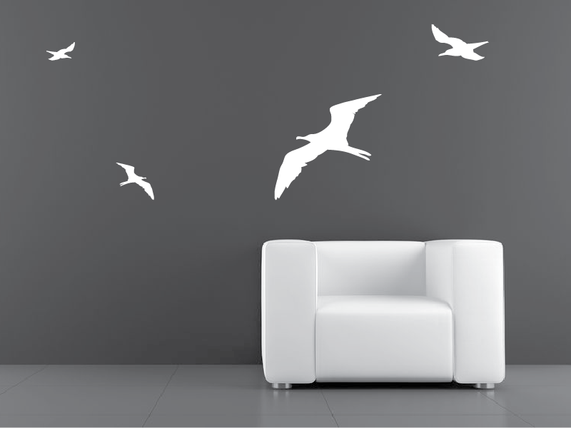 Samolepka na zeď Ptáci