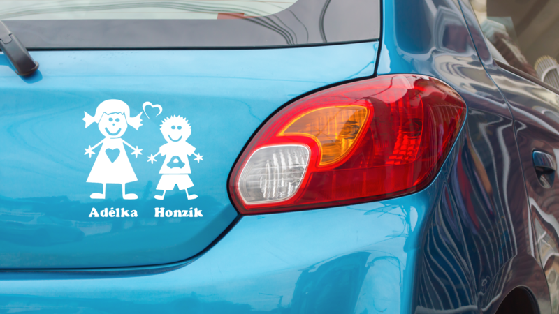 Samolepka Sourozenci