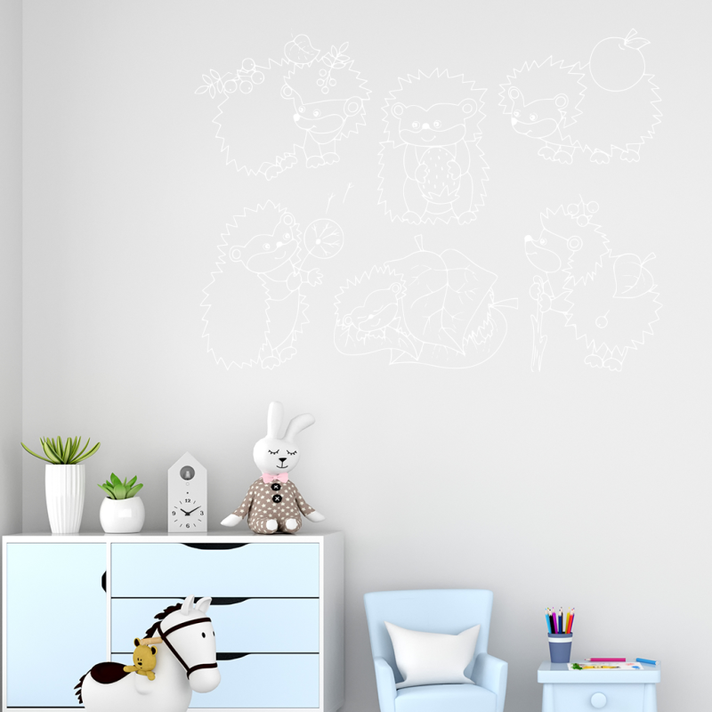 Samolepka Ježci obrázky