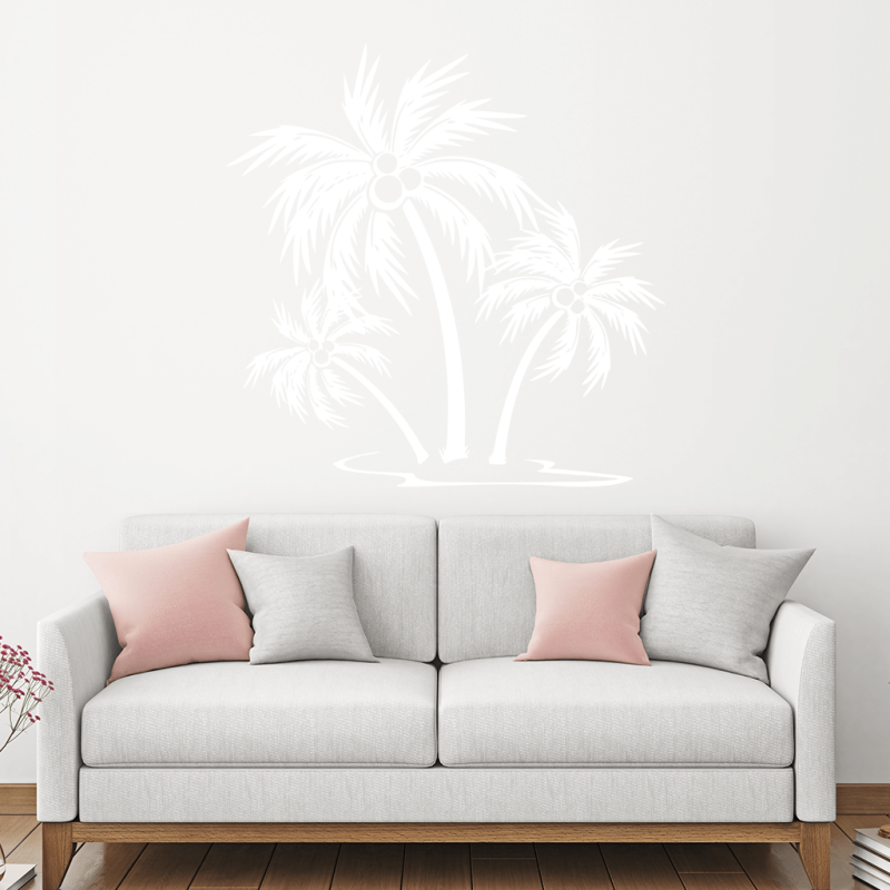 Samolepka Tři palmy