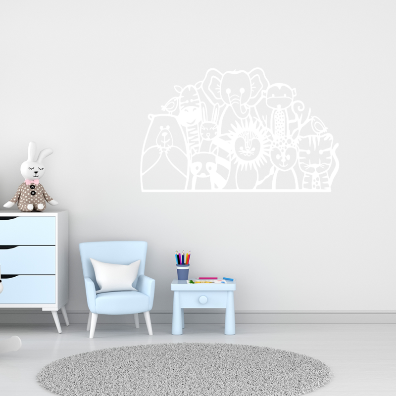 Samolepka Africká Zvířátka