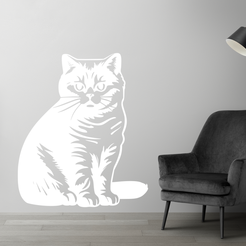 Samolepka Britská kočka