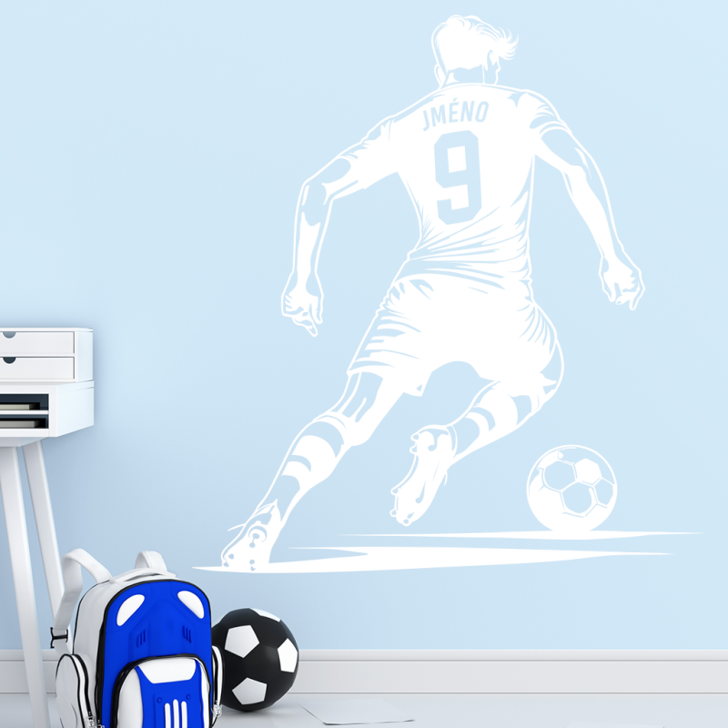 Samolepka Fotbalista se jménem
