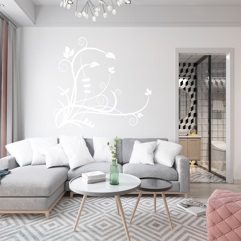 Samolepka Deroucí se výhonky