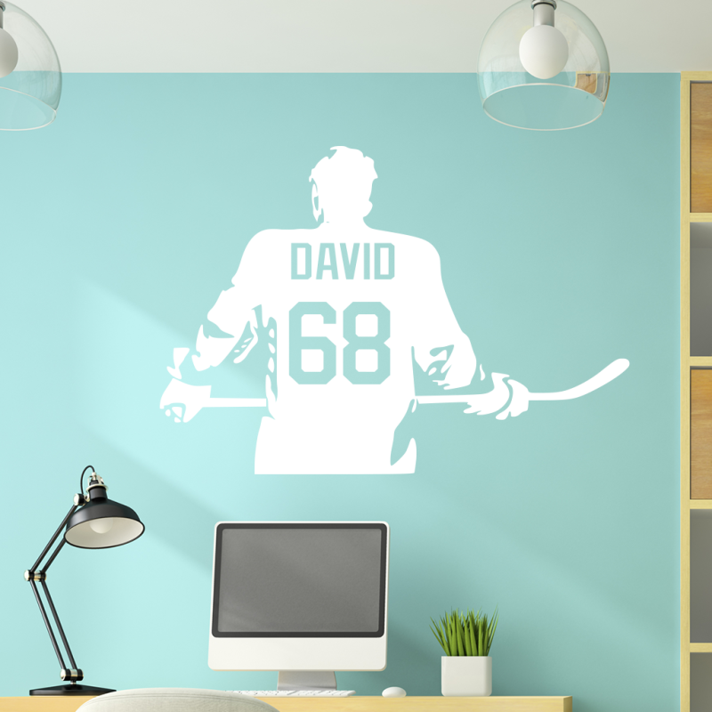 Samolepka Dres Hokejisty se jménem