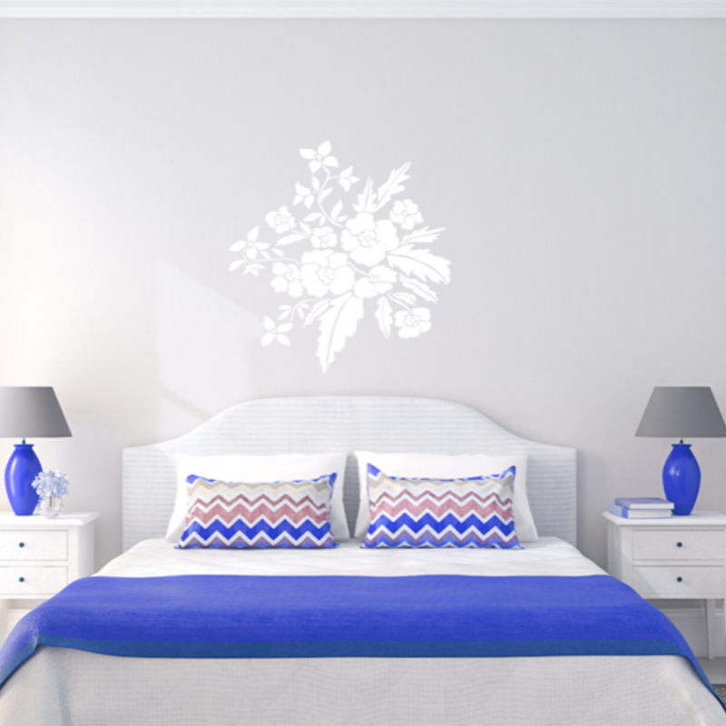 Samolepka Romantická květina