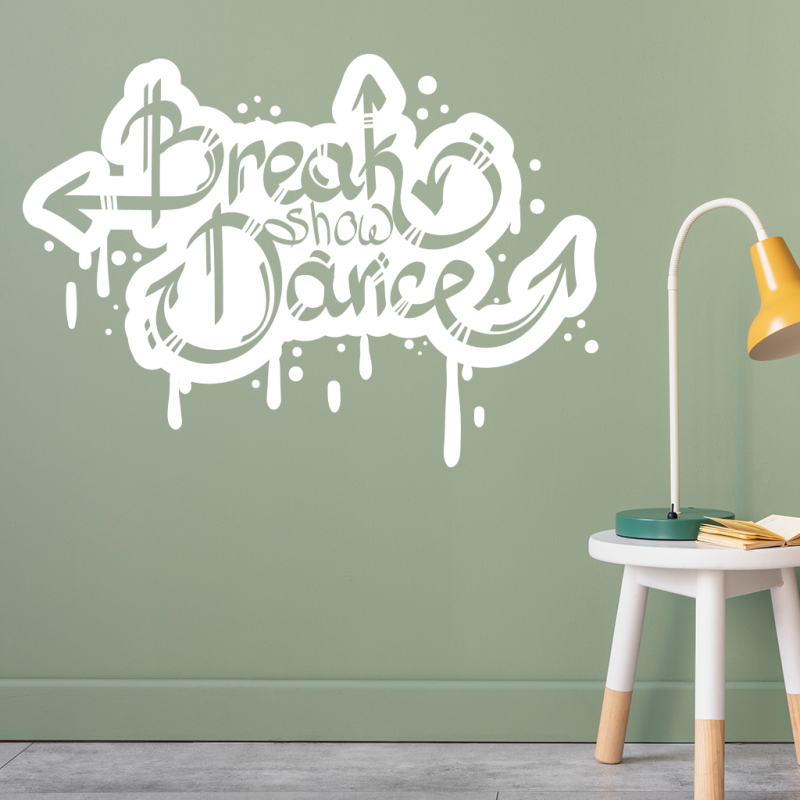 Samolepka Nápis Break show dance