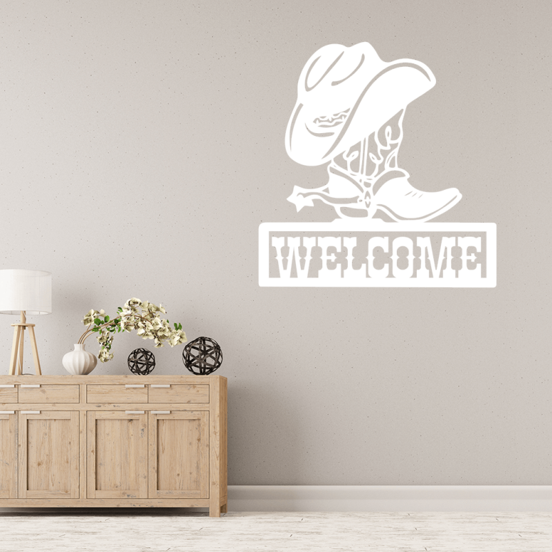 Samolepka Welcome Western
