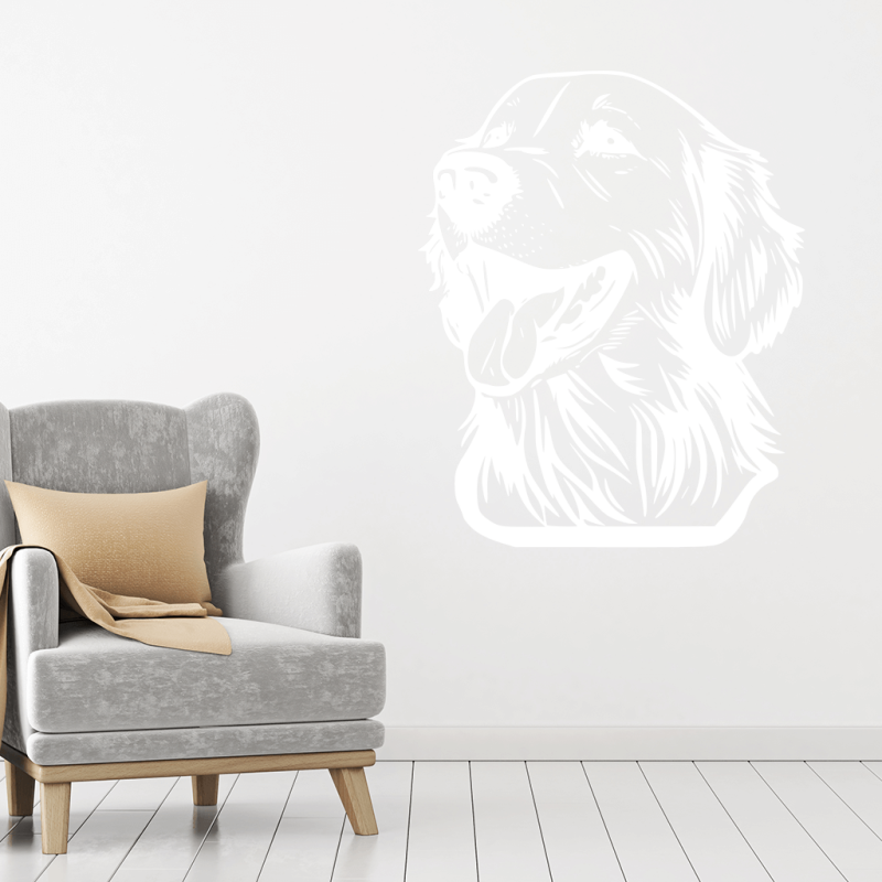 Samolepka Zlatý retrívr