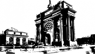 Samolepka Vítězný oblouk