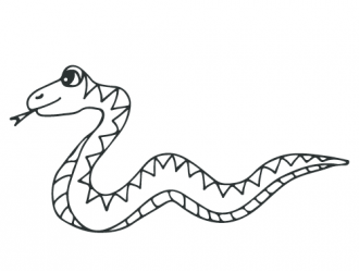 Samolepka Dětský had