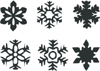 Samolepka Sada vloček