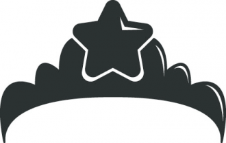 Samolepka Čelenka s hvězdičkou