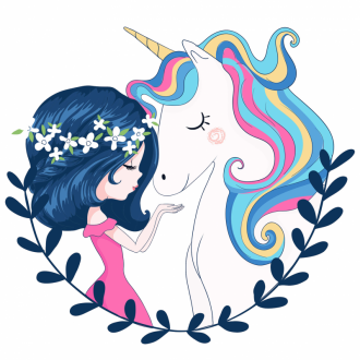 Dívka s jednorožcem