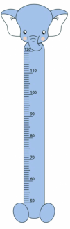 Dětský metr - Slon