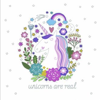 Barevný jednorožec