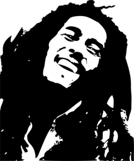 Samolepka Bob Marley