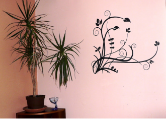 Samolepka Deroucí se výhonky