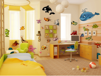 Samolepky na zeď Sada podmořský svět