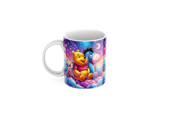 Keramický hrníček Medvídek Pooh a Ijáček 450ml
