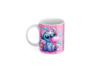 Keramický hrníček Stitch a Bublina 450ml