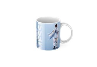 Keramický hrníček Messi a Vlajka 450ml