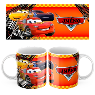 Keramický hrníček Cars se jménem 450ml