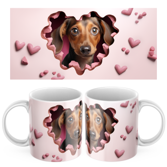 Keramický Hrníček Jezevčík 450ml