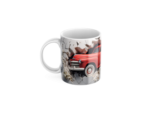 Keramický Hrníček Retro Auto 450ml