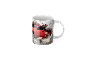 Keramický Hrníček Retro Auto 450ml