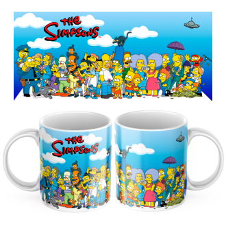 Keramický hrníček The Simpsons Postavy 450ml