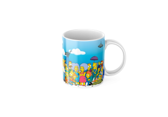 Keramický hrníček The Simpsons Postavy 450ml