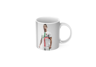 Keramický hrnek s motivem Ronaldo CR7 450ml