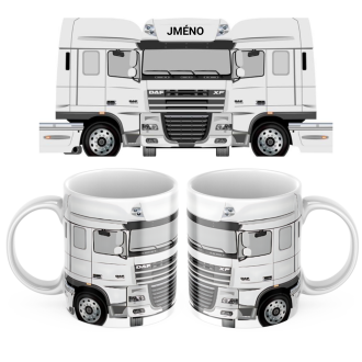 Keramický hrnek s motivem kamionu Daf 450ml