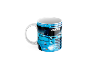 Keramický hrnek s motivem kamionu Scania 450ml