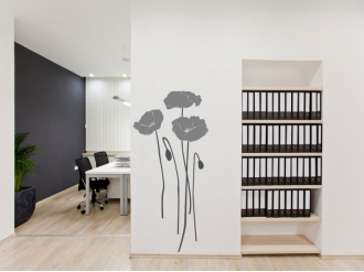 Samolepka na zeď Vlčí mák