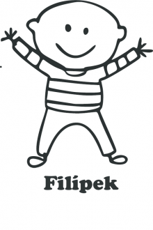 Samolepka Chlapeček