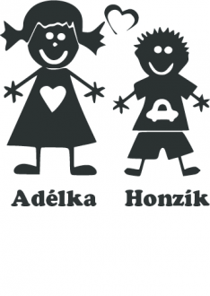 Samolepka Sourozenci