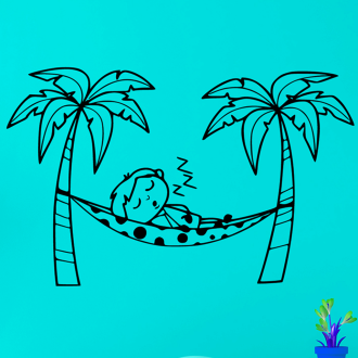 Samolepka Chlapeček spí