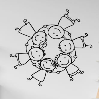 Samolepka Děti